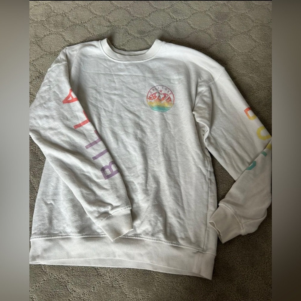 White Billabong crewneck